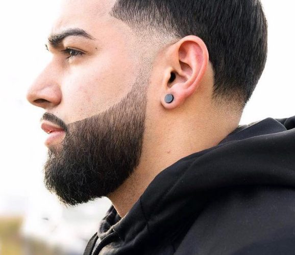 Subtle-Temple-to-Beard-Fade-with-Line-Up